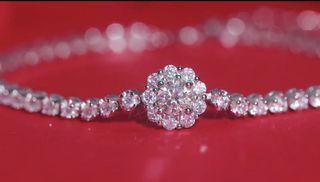 1 Carat Moissanite Diamond - 925 Sterling Silver Luxury Halo Bracelet with GRA Certificate