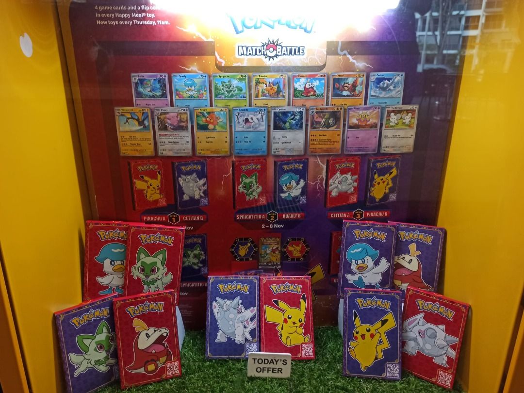 2023 McDonald POKEMON Cards | COMPLETE SET | Brand New | Happy Meal |  Nintendo | Gamefreak | Pikachu, Hobbies & Toys, Toys & Games on Carousell
