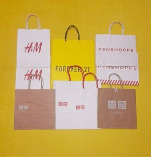 2nd Batch of Branded Paper Bags / Gift Bags / Gift Wrappers, etc. ( Gift Wrapping for buyers )
