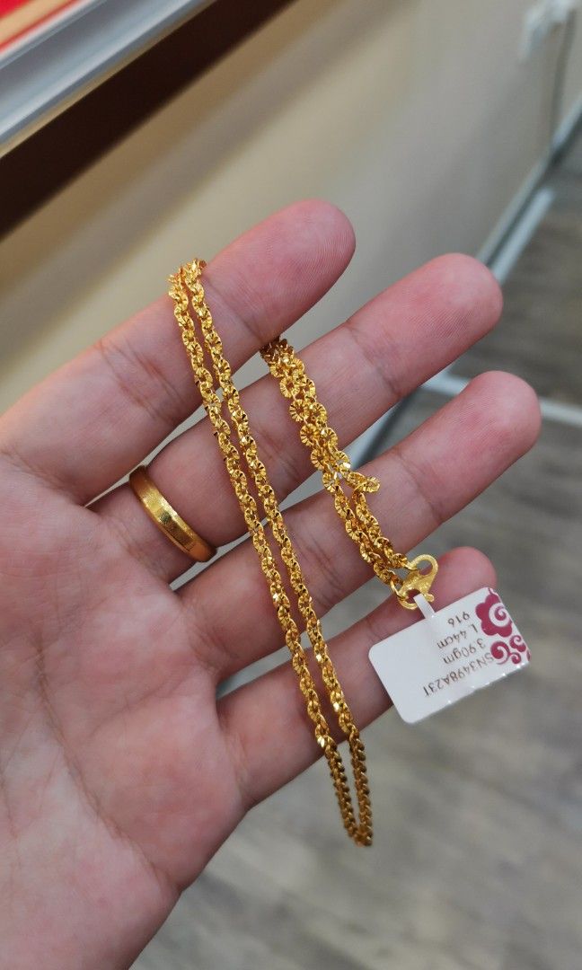 Real gold online sunflower necklace