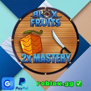 🏋️ 2x MASTERY - Robux Bloxfruits 🍒