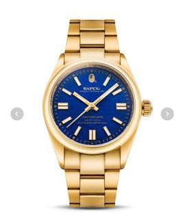 佐敦門市 全新 BAPE 最新推出 New TYPE 7 BAPEX #2 1I80187003 Blue 猿人 BAPE A BATHING APE analog 熱賣 人氣 一年保養