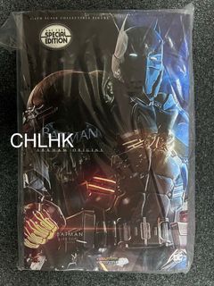全新品未開 特別版 Hottoys VGM052B BATMAN ARKHAM ORIGINS 蝙蝠俠 XE SUIT with bonus part