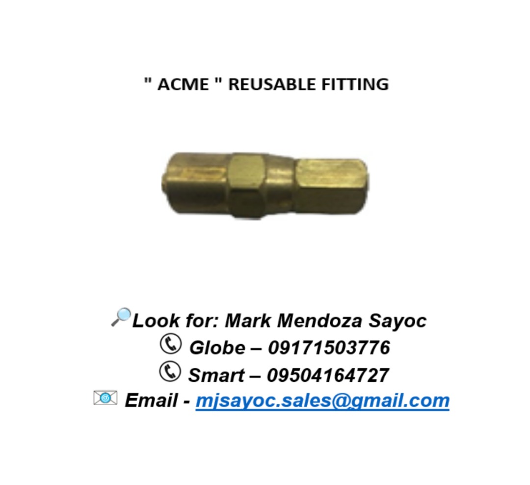 " ACME " REUSABLE FITTING Female NPT, Commercial & Industrial