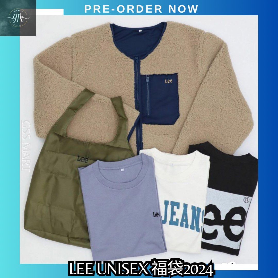??直送代購) Lee Unisex福袋2024 Size S-XL 聖誕?價$1199, 男裝 