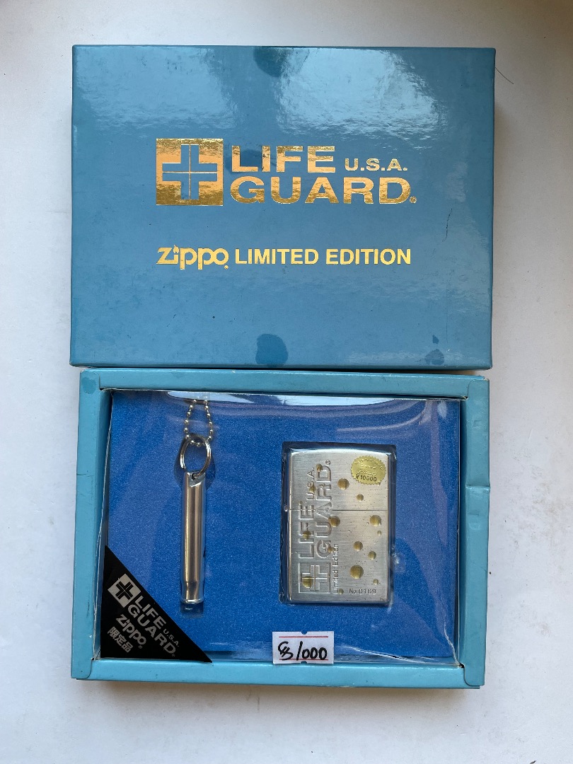 全新LIFE GUARD 特別限定品Zippo火機, 興趣及遊戲, 收藏品及紀念品