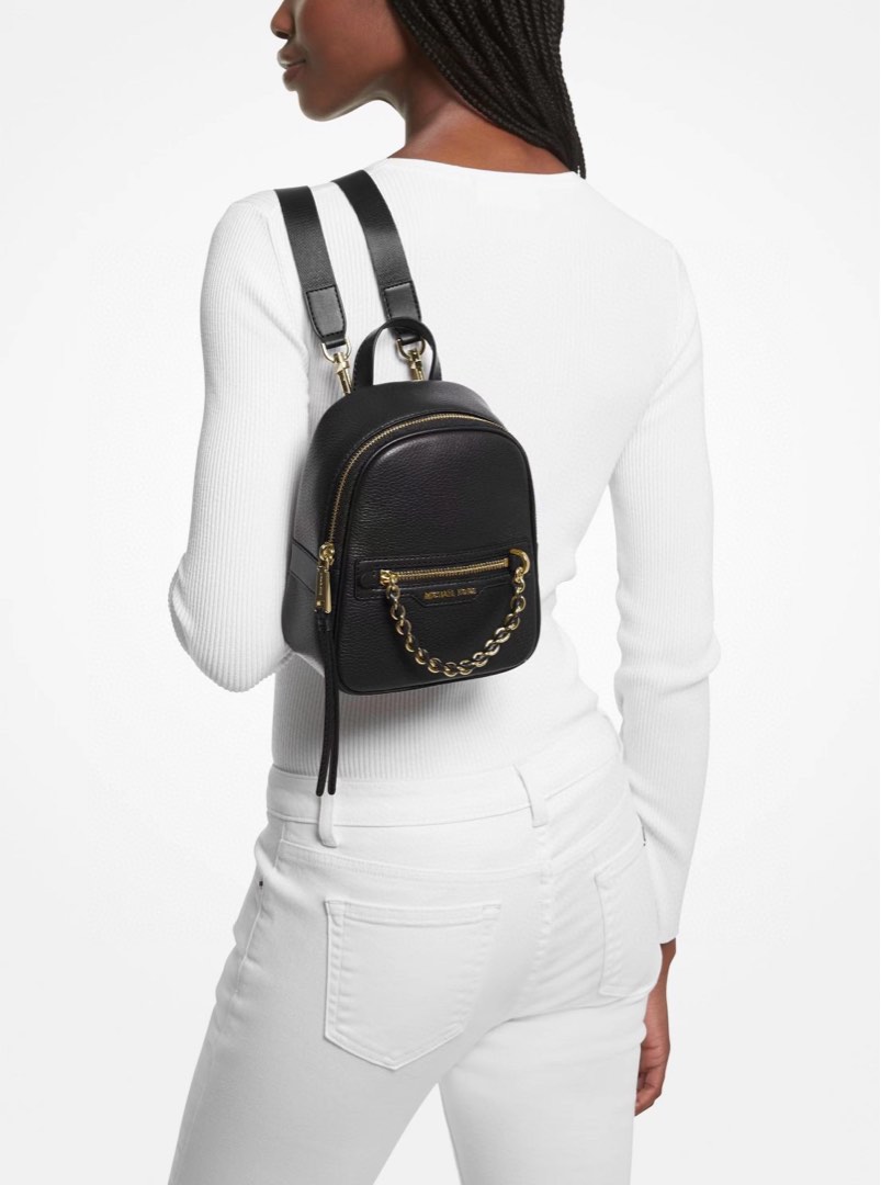 Black mini backpack michael kors outlet