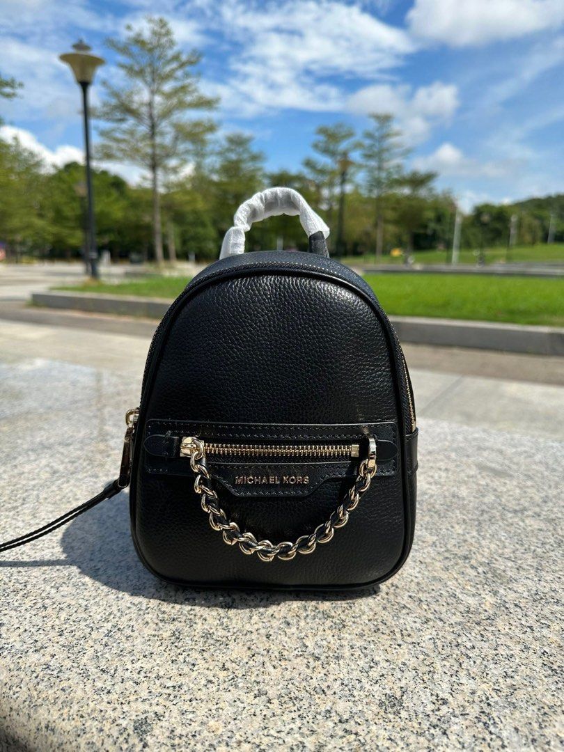 Michael kors hotsell mini backpack black