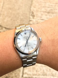 抵玩配實芯帶 Rolex Air King 5500 with 78350 solid bracelet 勞力士