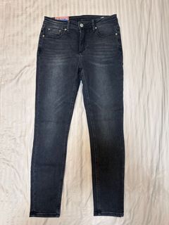 ACNE STUDIOS | Climb Starp Faded Black Skinny Jeans