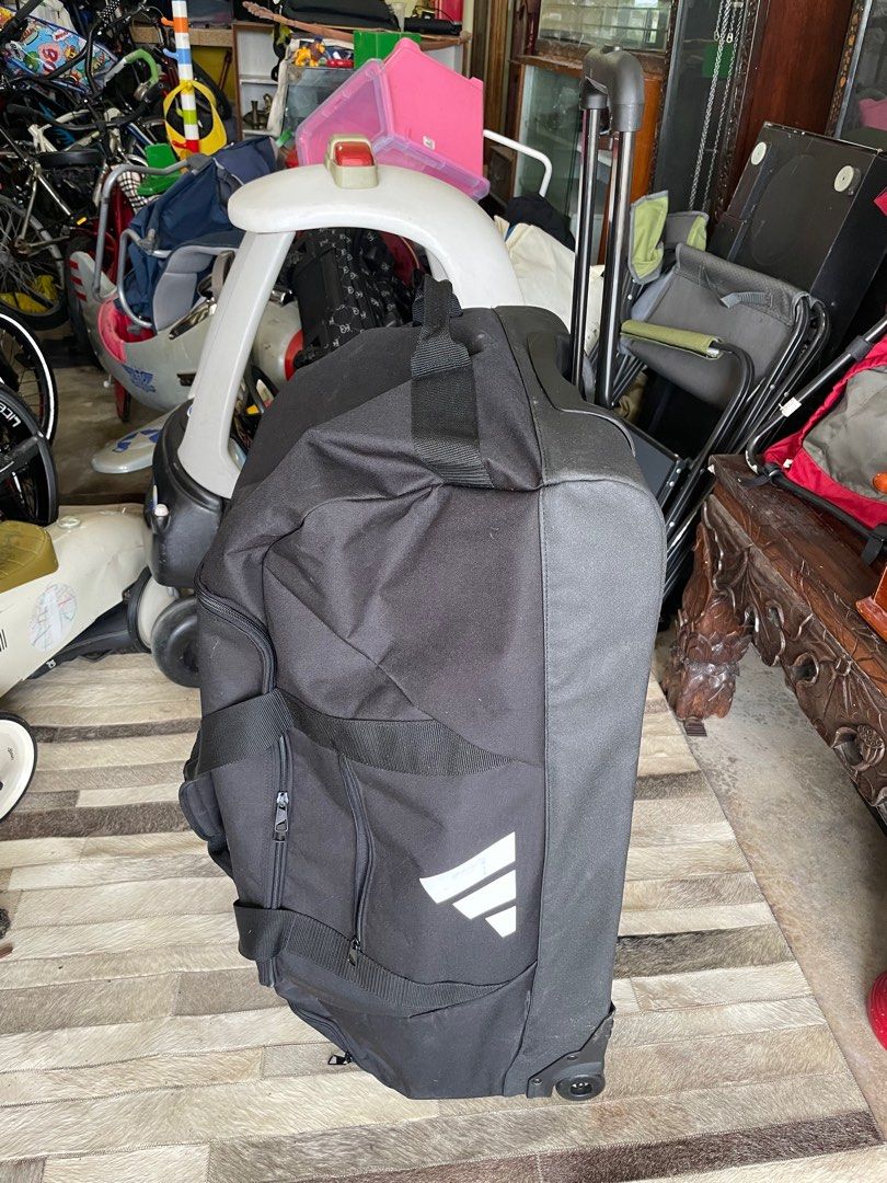 Adidas 2 wheeled luggage Men s Fashion Bags Briefcases on Carousell