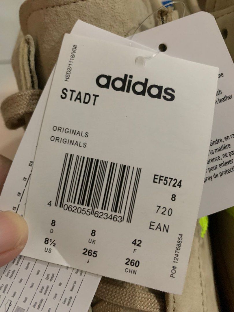 Adidas shoes 8 outlet number barcode