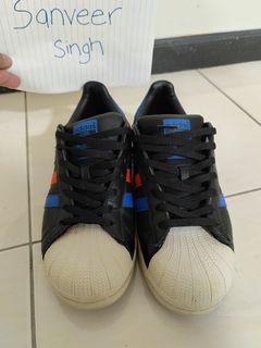 Superstar black blue shop orange