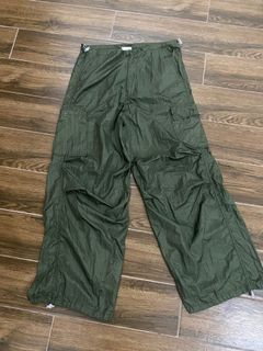 aesthete yourlife cargo pants / parachute pants