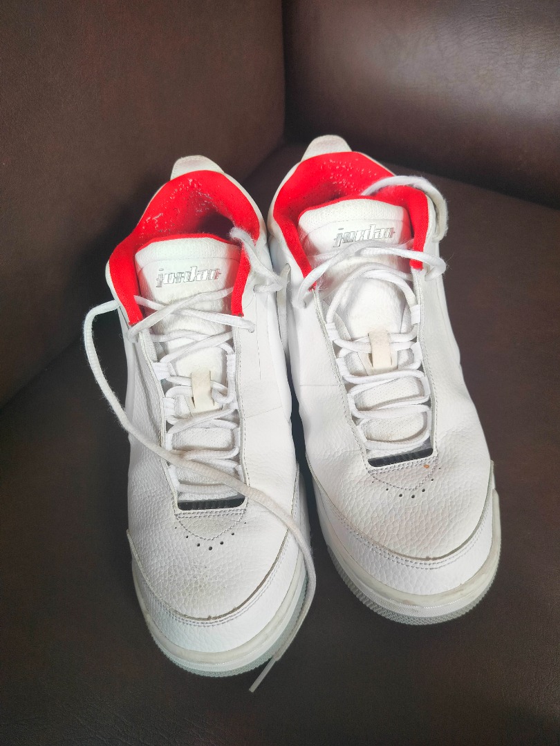 jordan big fund white and red