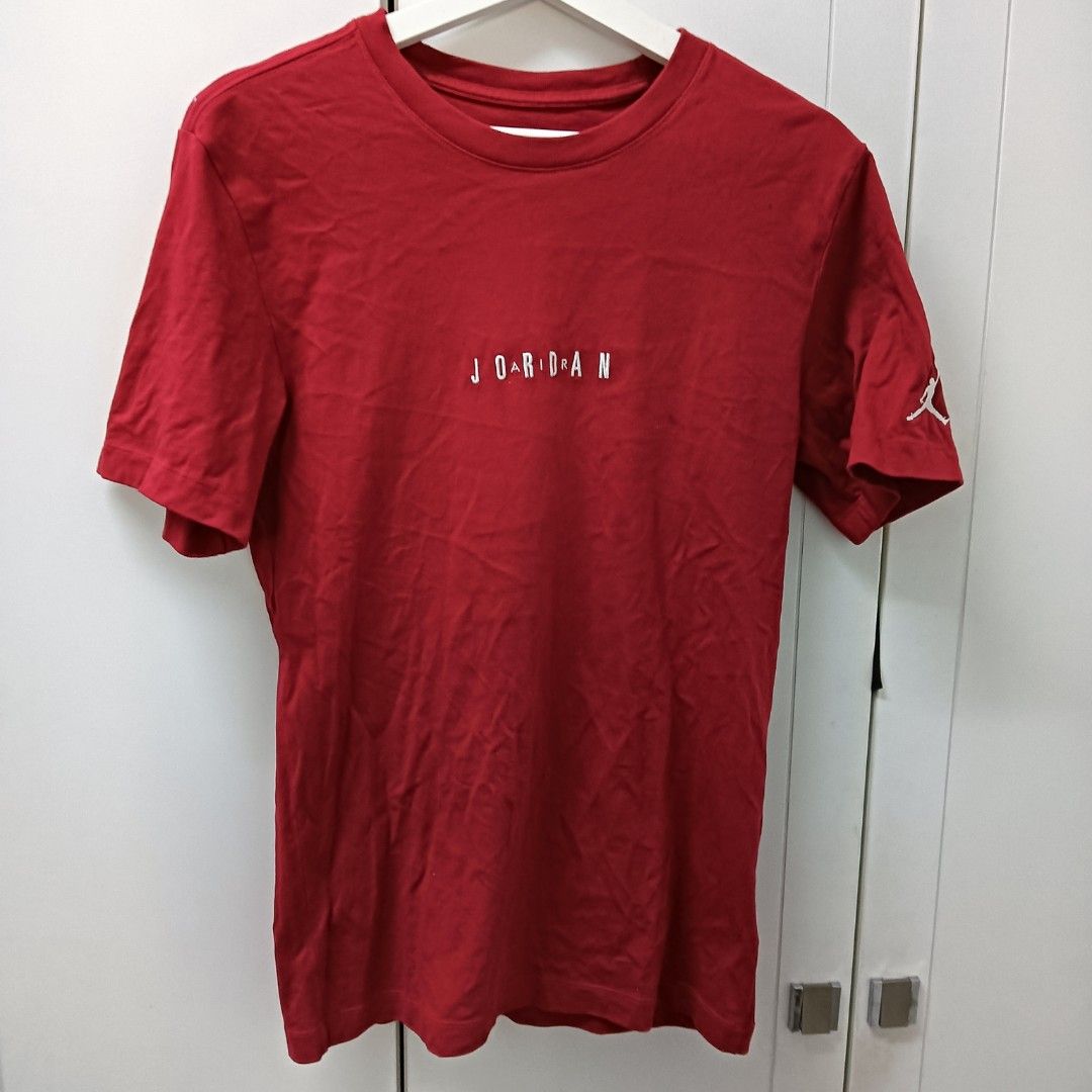 Air Jordan t shirt red xs Men s Fashion Tops Sets Tshirts