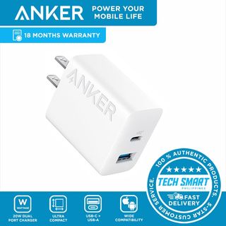 USB C Charger Block 20W, Anker 511 Charger ( Nano ), PIQ 3.0 Durable  Compact Fast Charger with 6ft USB C to Lightning Cable (MFi Certified) for  15/15
