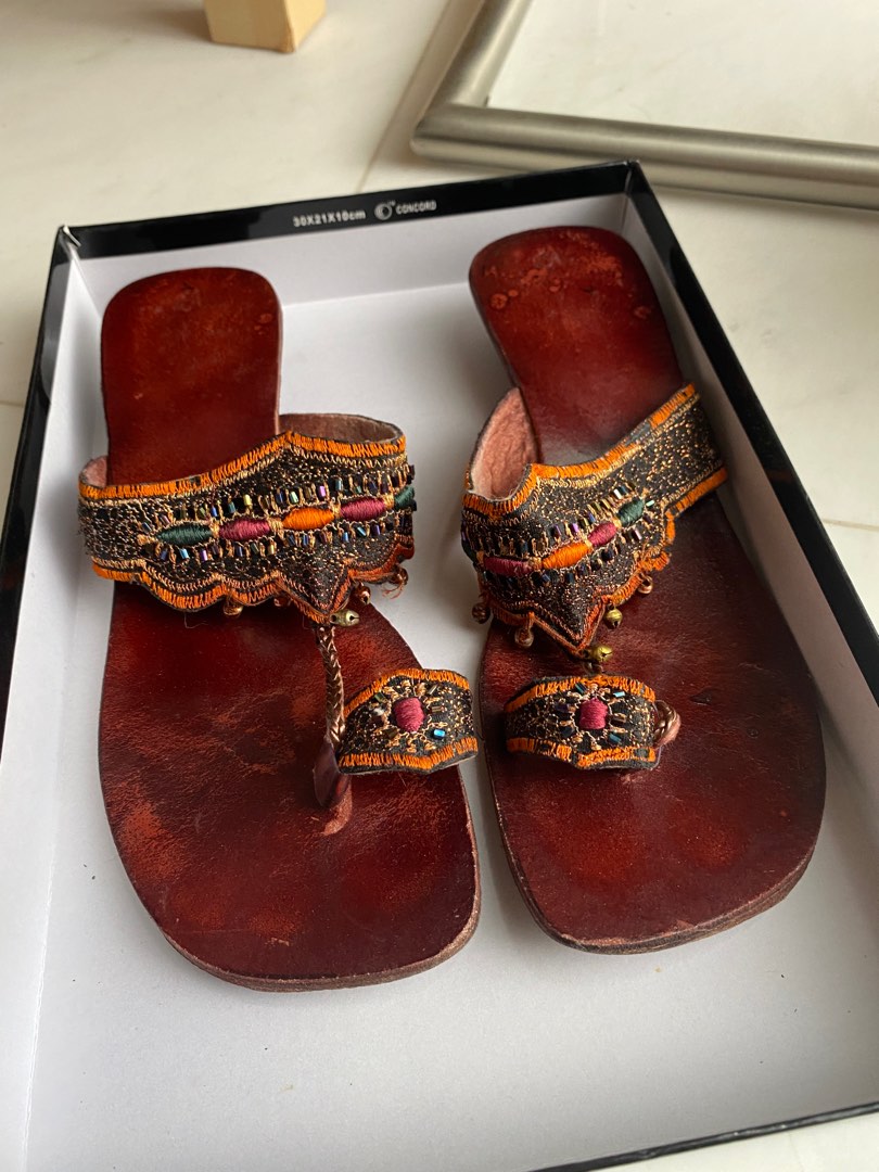 Art sandals, Women's Fashion, Footwear, Flats on Carousell