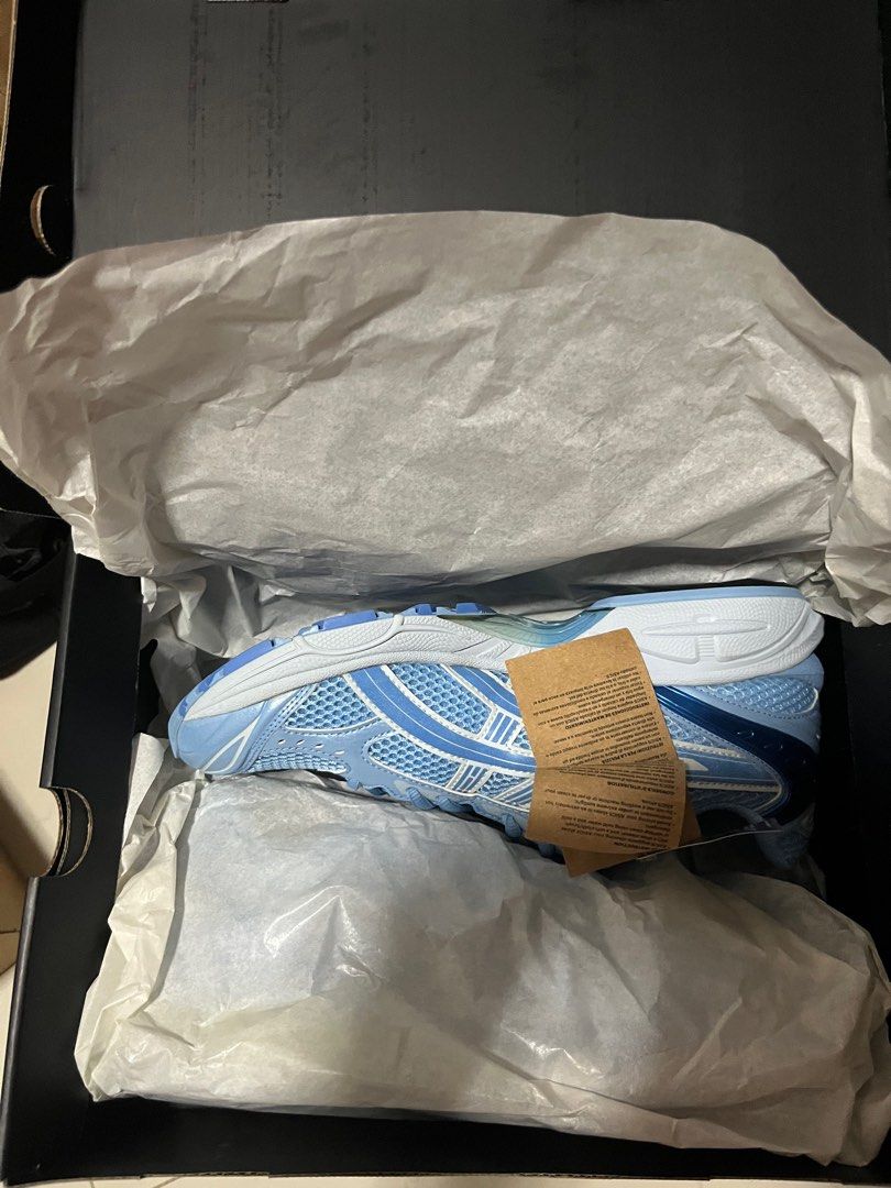 Asics Gel Kayano Ice Studios Blue (Category: Sneakers) located in Singapore. Submitted by uygno (Listing ID 1268640219, Image 1). Description: Bought from limited edition Size available US9-$150 No trades.