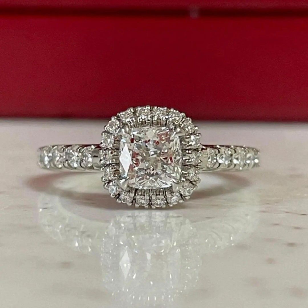 Authentic Cartier solitaire ring Women s Fashion Jewelry