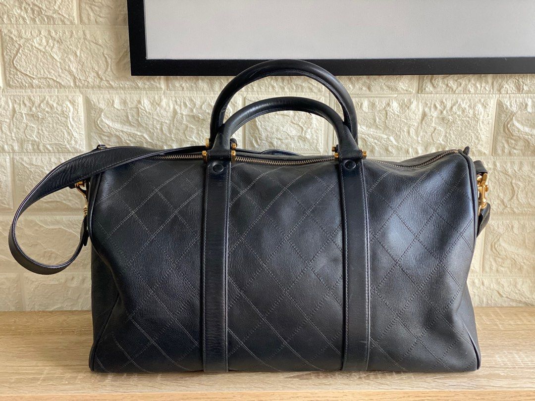 Vintage chanel duffle new arrivals bag