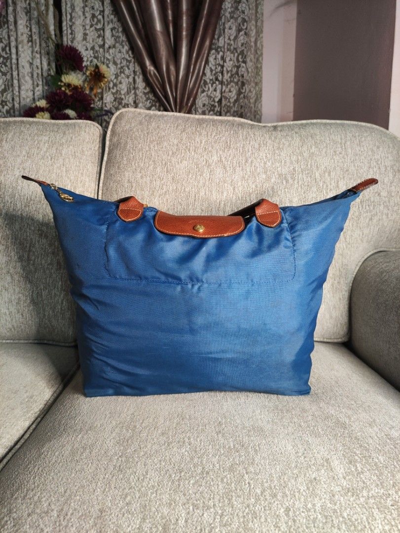 Authentic Longchamp Blue L Saiz Long Handle