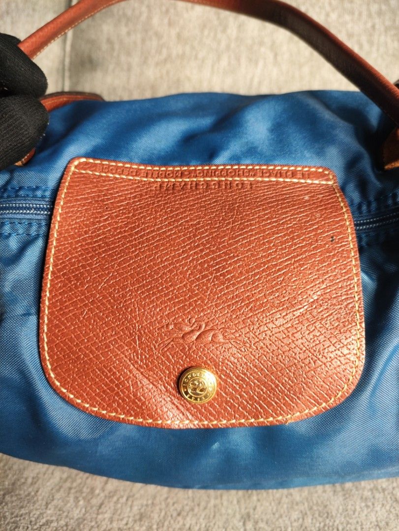 Authentic Longchamp Blue L Saiz Long Handle