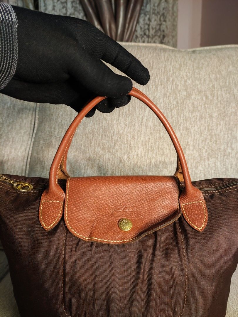 Longchamp marron clearance
