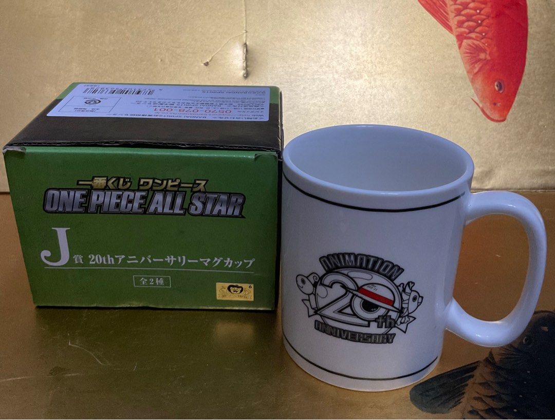 Set of 2 Types 20 th Anniversary Mug 「 Ichiban KUJI ONE PIECE ONE PIECE ALL  STAR 」 J Award, Goods / Accessories