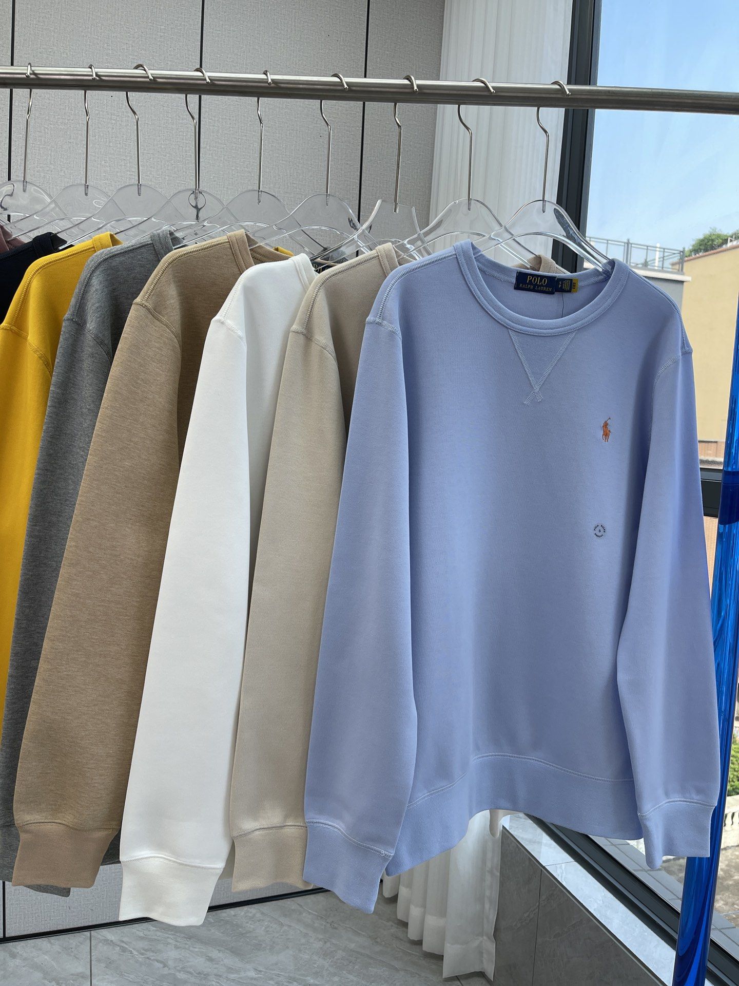 Ralph lauren long hotsell sleeve crew neck
