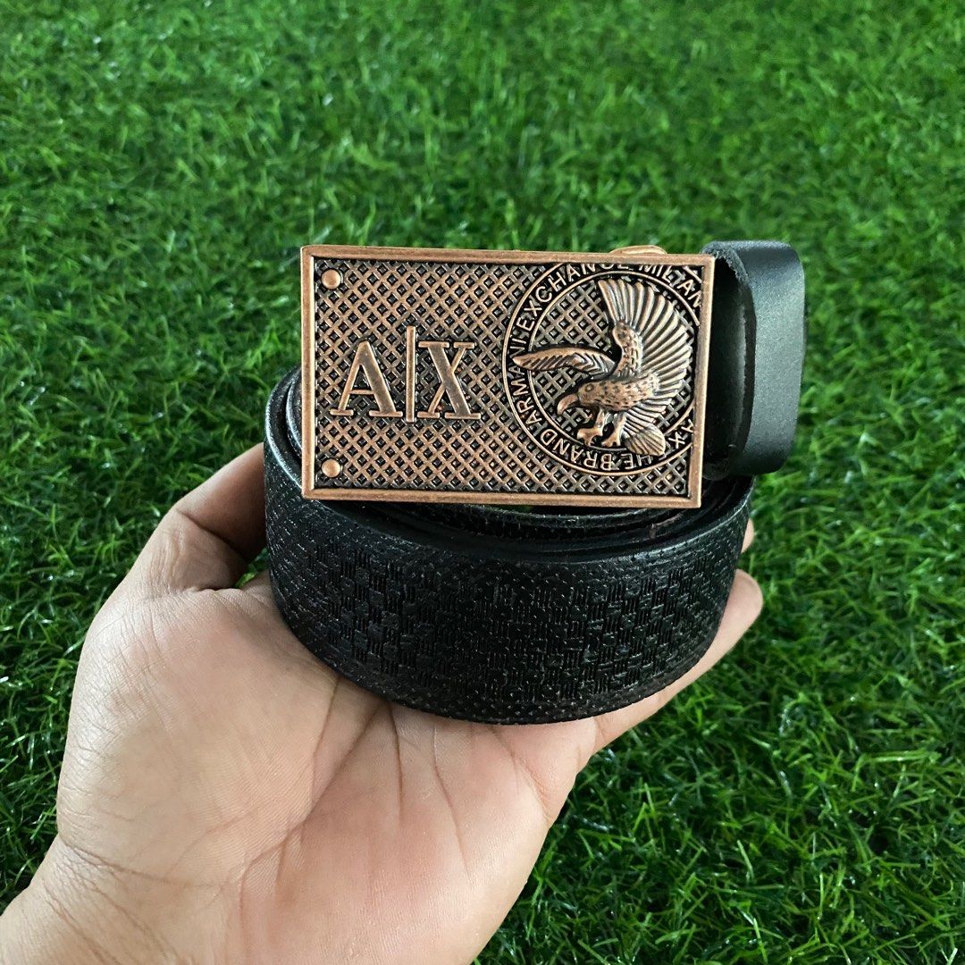 armani exchange belt buckle