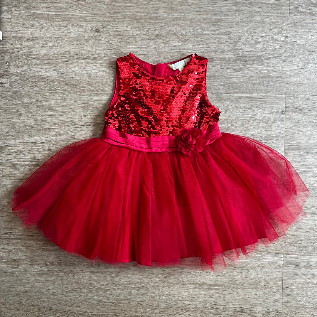 Red sequin christmas dress 2025