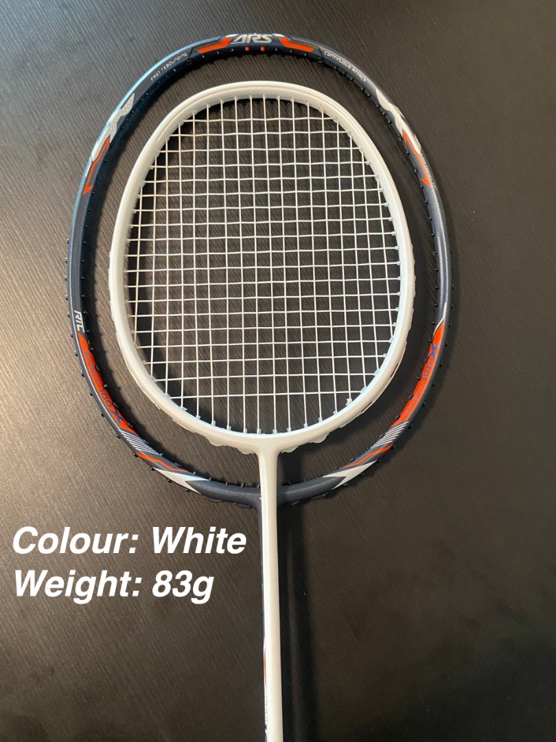 Badminton Sweet Spot Racket White 83 gram Small Face Mini Training