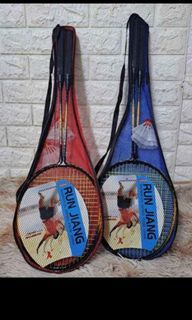 Badminton with shuttlecock