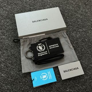 Balenciaga World Food Program Collaboration Nylon Card Case