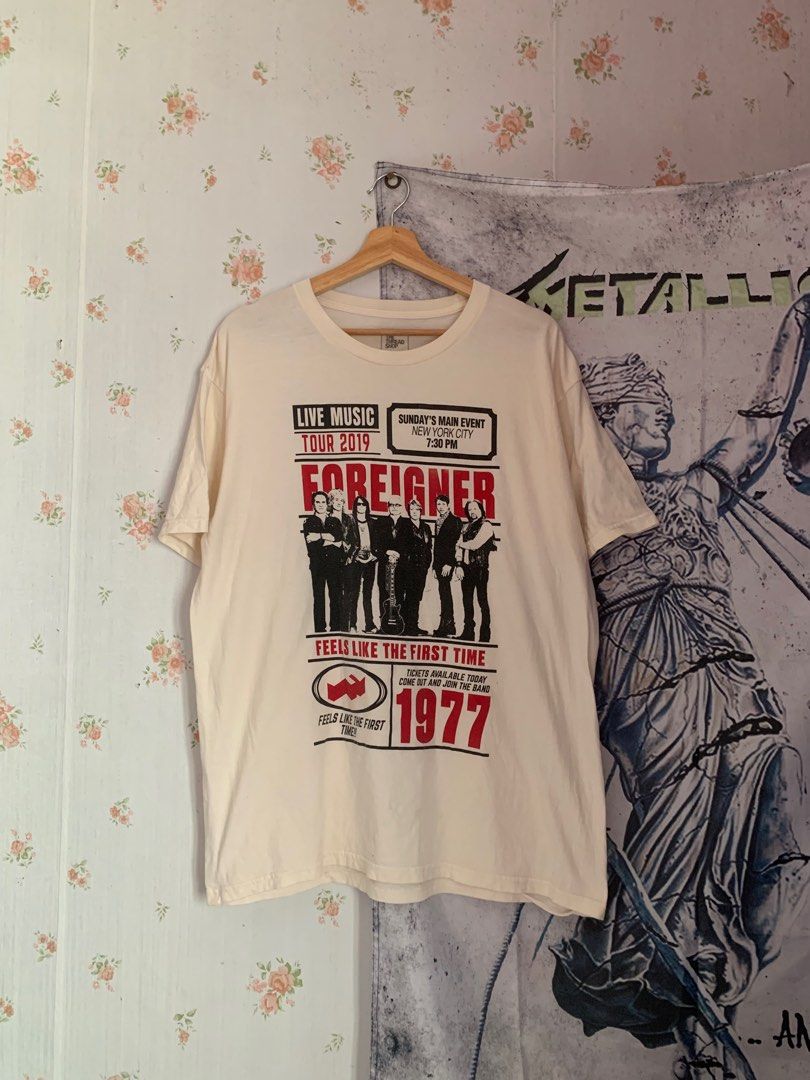 Foreigner 2019 tour t shirts hotsell