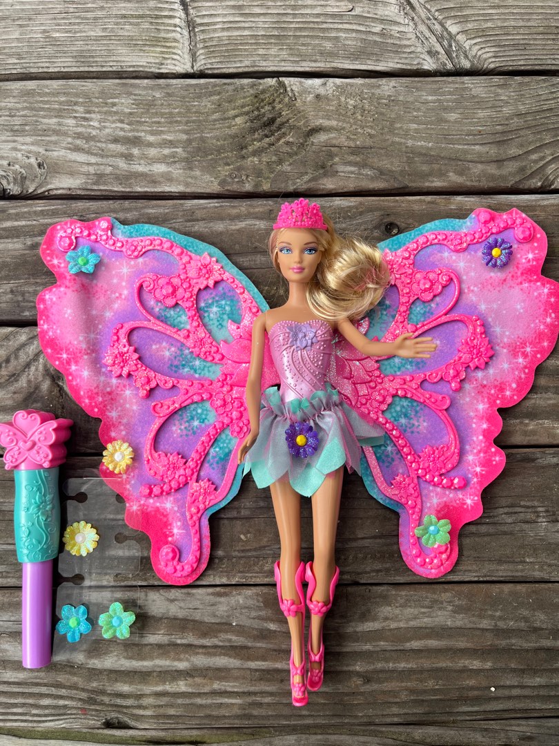 Barbie flower n flutter fairy doll, Hobbies & Toys, Toys & Games on
