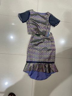 Batik Dress pesta