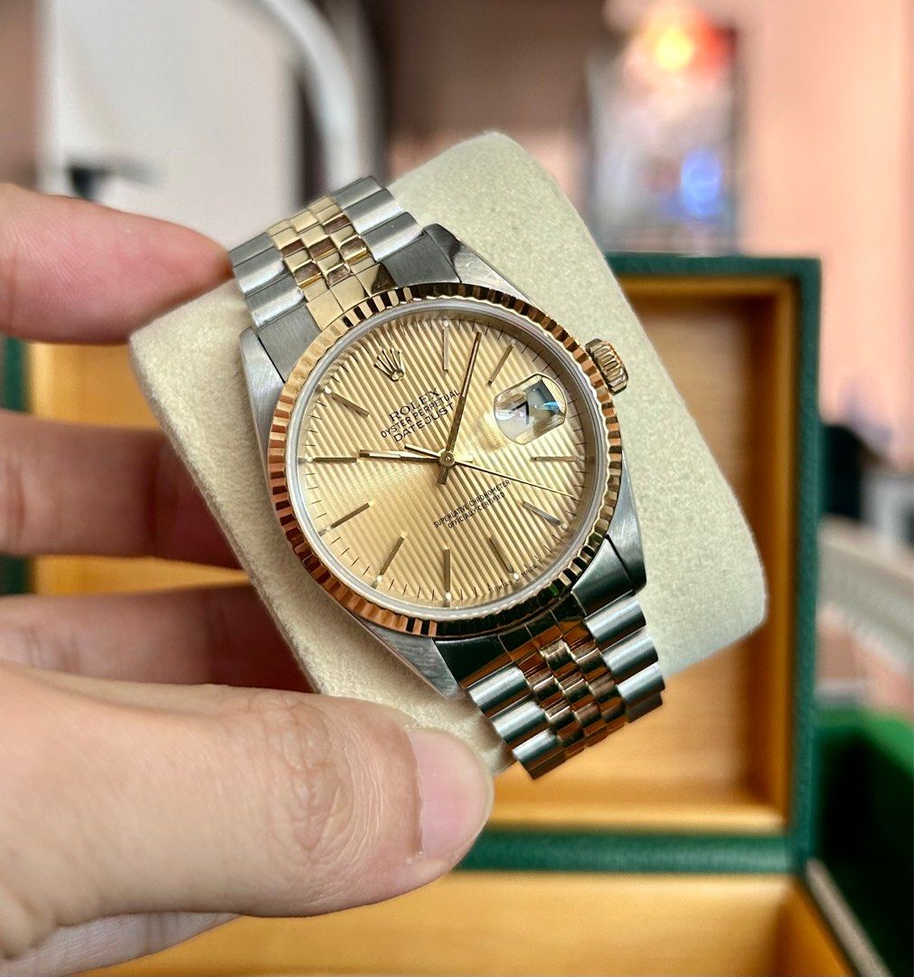 Rolex datejust 16013 clearance tapestry dial