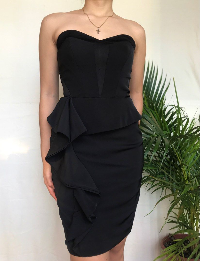 Bebe store peplum dress