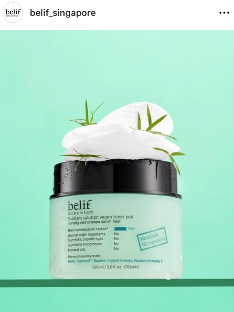 Problem Solution Vegan PHA Clearing Toner 150ml | belif main image 1