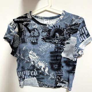 bershka crop top baby tee y2k