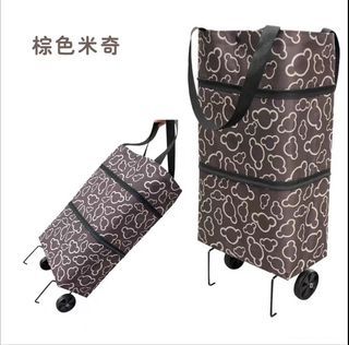 foldable trolley bag for shopping