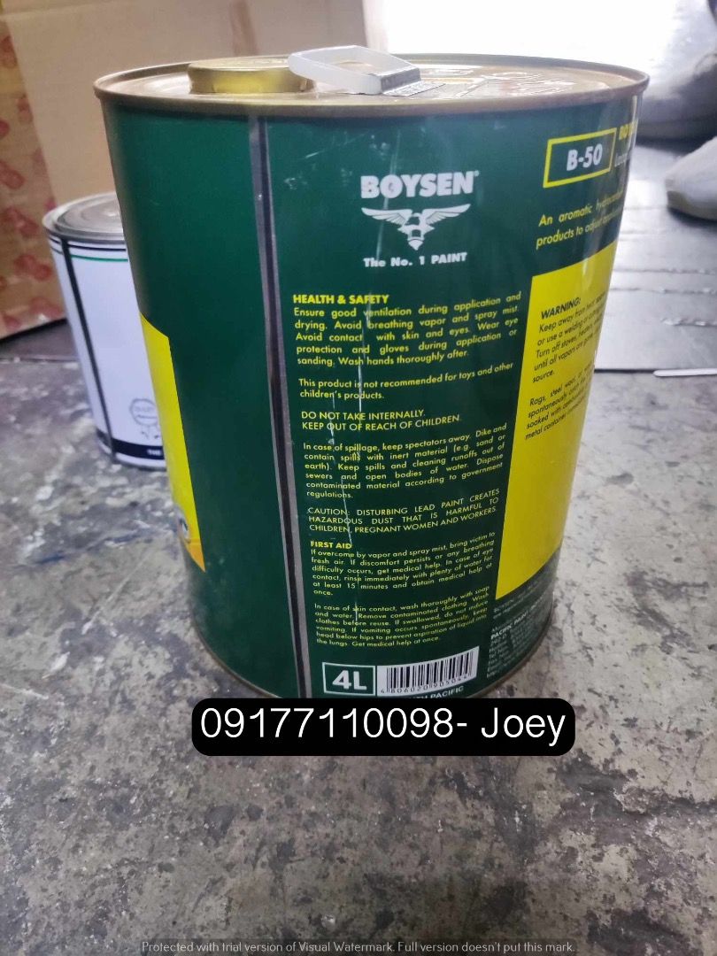 Boysen Lacquer thinner, Commercial & Industrial, Construction Tools