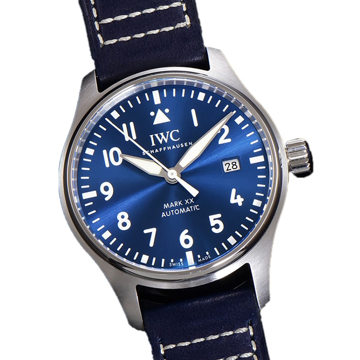 Brand new 2023 IWC Pilot Mark XX IW328203 blue leather Luxury Watches on Carousell