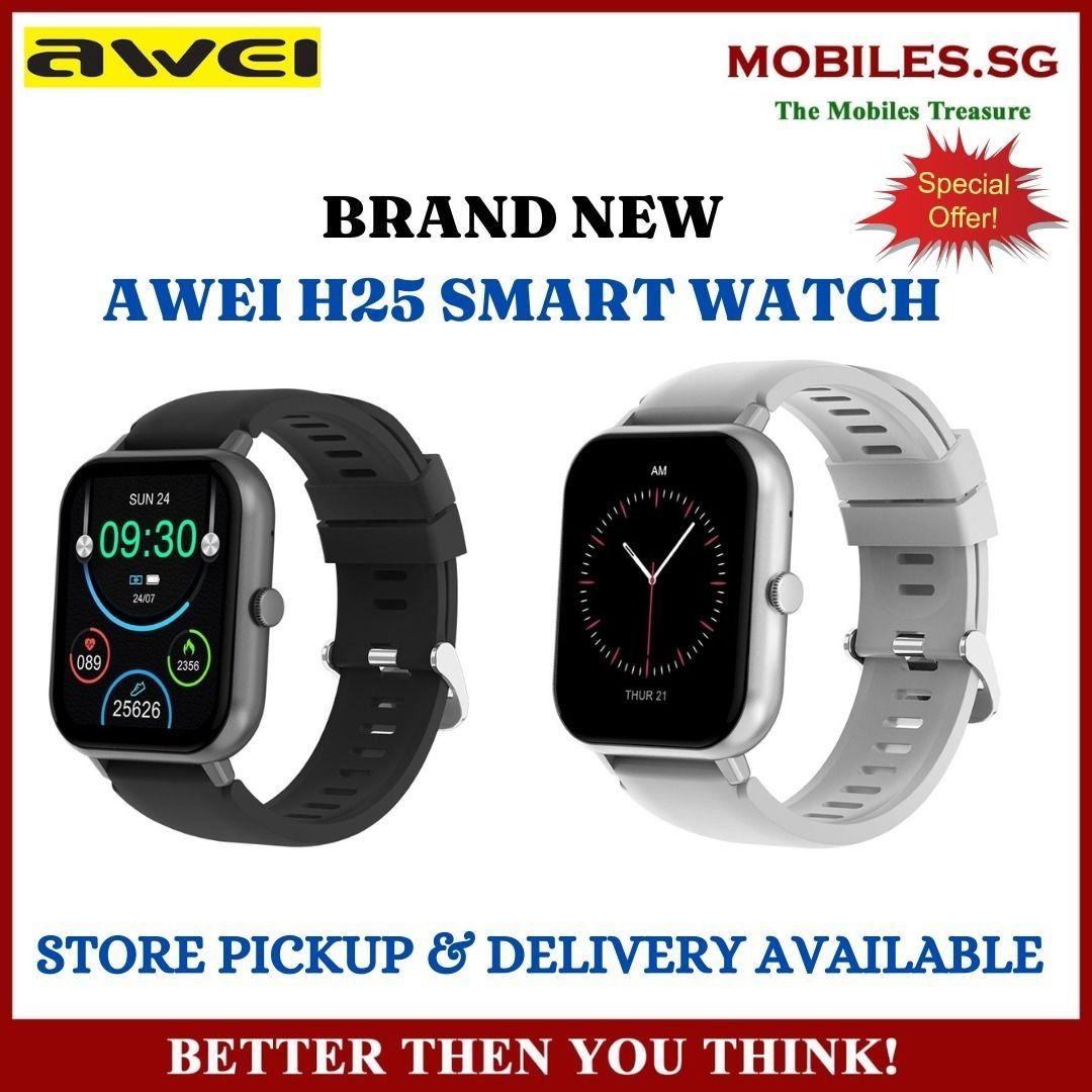 BRAND NEW AWEI H25 SMART WATCH SPECIAL PRICE STORE PICKUP SAME DAY DELIVERY AVAILABLE