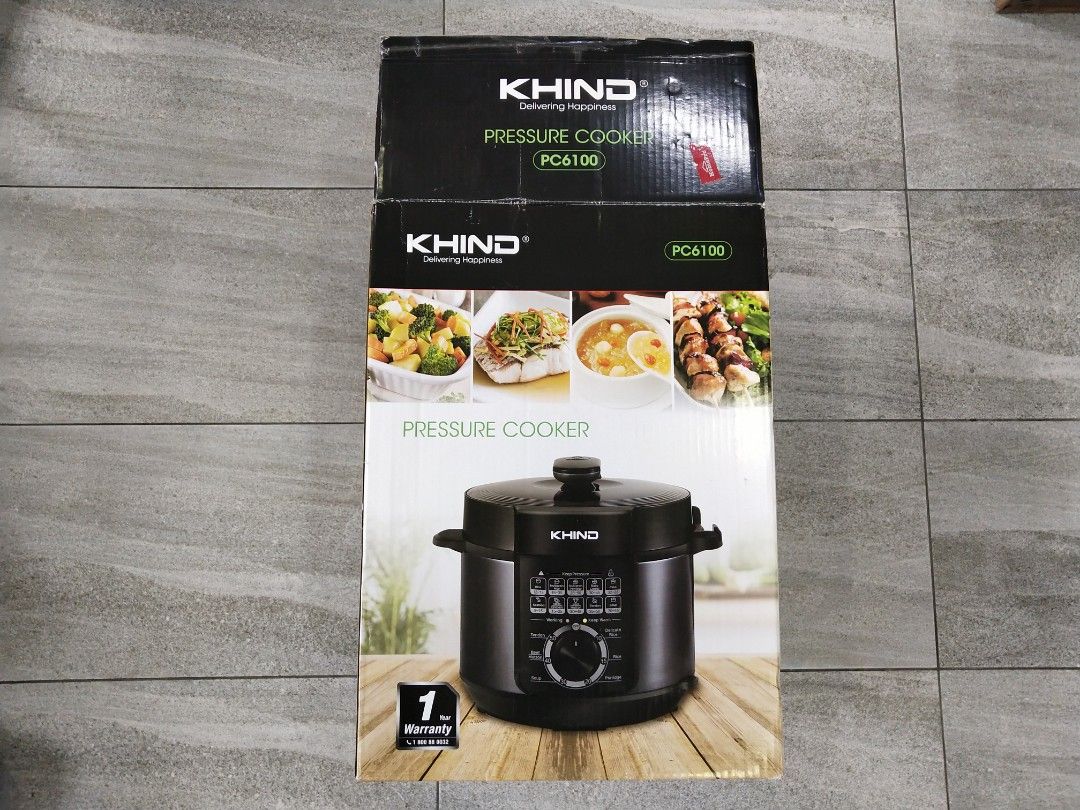 Brand New Khind 6L Pressure Cooker PC6100, TV & Home Appliances