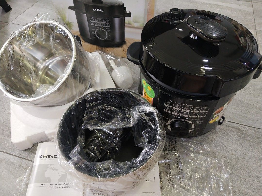 Brand New Khind 6L Pressure Cooker PC6100, TV & Home Appliances