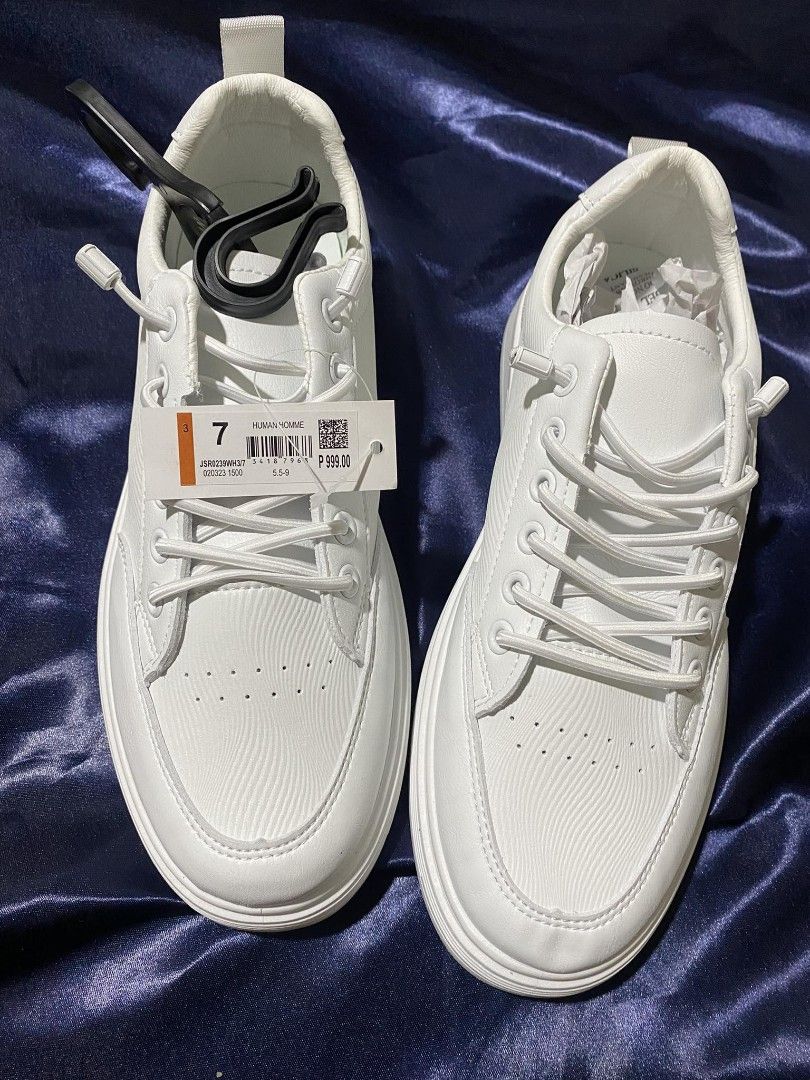 Human shop white shoes