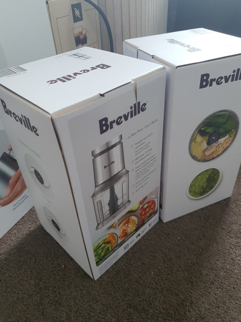 Breville Mini Wizz Quad Blade Chopper, Furniture & Home Living, Kitchenware & Tableware, Knives